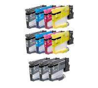 Compatible Brother LC527 2 Full Sets + 3 EXTRA Black Ink Cartridges (11 Pack) Multipack