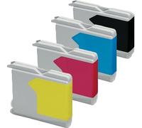 Compatible Brother MFC-235C Printer Ink Cartridges (4 Pack) -LC970BK Multipack