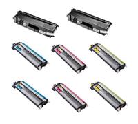 Compatible Brother HL-4150CDN Printer Toner Cartridges (8 Pack) -TN320BK Multipack