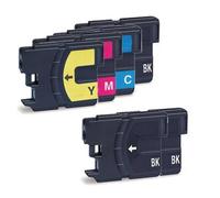 Compatible Brother DCP-J140W Printer Ink Cartridges (6 Pack) -LC985BK Multipack