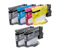 Compatible Brother MFC-J4350DW Printer Ink Cartridges (6 Pack) -LC527BK Multipack