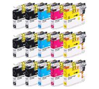 Compatible Brother MFC-J4420DW Printer Ink Cartridges (15 Pack) -LC223BK Multipack