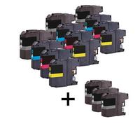 Compatible Brother MFC-J4510DW Printer Ink Cartridges (15 Pack) -LC123BK Multipack