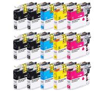Compatible Brother MFC-J4620DW Printer Ink Cartridges (15 Pack) -LC227XLBK Multipack