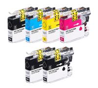 Compatible Brother MFC-J4620DW Printer Ink Cartridges (6 Pack) -LC227XLBK Multipack