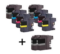 Compatible Brother MFC-J4710DW Printer Ink Cartridges (10 Pack) -LC123BK Multipack