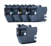 Compatible Brother MFC-J491DW Printer Ink Cartridges (5 Pack) -LC3211BK Multipack