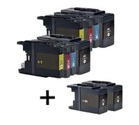 Compatible Brother MFC-J6710D Printer Ink Cartridges (10 Pack) -LC1280XLBK Multipack