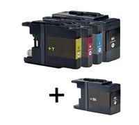 Compatible Brother MFC-J6710D Printer Ink Cartridges (5 Pack) -LC1240BK Multipack