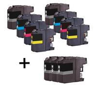 Compatible Brother MFC-J6720DW Printer Ink Cartridges (11 Pack) -LC129XLBK Multipack