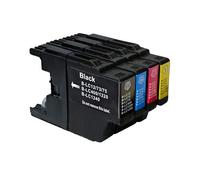 Compatible Brother MFC-J825DW Printer Ink Cartridges (4 Pack) -LC1240BK Multipack