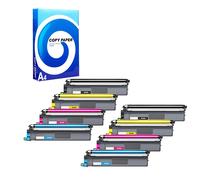 Compatible Brother MFC-L3740CDW Printer Toner Cartridges (8 Pack) -TN248XLBK Multipack