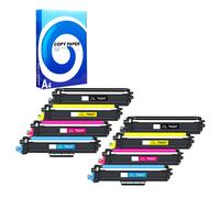 Compatible Brother HL-L3210CW Printer Toner Cartridges (8 Pack) -TN247BK Multipack