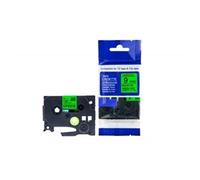 Compatible Brother P-Touch TZe-721 Black on Green Label Cassette