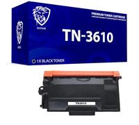 Compatible Brother TN-3610 Black Extra High Capacity Toner 18000 Pages For Brother HL-L6210DW, HL-L6410DN, HL-L6415DN, MFC-L5715DN, MFC-L6710DW, MFC-L6910DN, MFC-L6915DN