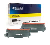 Compatible Brother TN2510XL High Yield Black Toner Cartridge Twin Pack