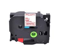 Compatible Brother TZe-252 P-Touch Label Tape (24mm x 8m) Red On White