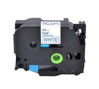 Compatible Brother TZe-253 P-Touch Label Tape (24mm x 8m) Blue On White