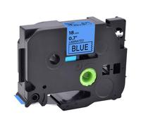 Compatible Brother TZe-541 P-Touch Label Tape (18mm x 8m) Black On Blue