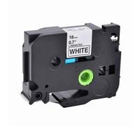 Compatible Brother TZe241 P-Touch Label Tape - 3/4 x 26 ft (18mm x 8m) Black on White