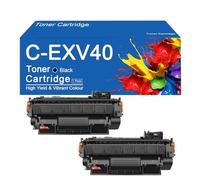 Compatible C-EXV40 Toner Cartridges with Chip Replacement for Canon IR 1133 1133A 1133iF Printer, Clear Printing,C EXV40-2Pack