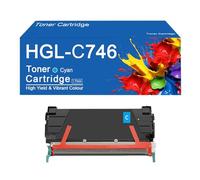 Compatible C746 C746A1KG C746A1CG C746A1MG C746A1YG Toner Cartridges Replacement for Lexmark C746 C746dn C746dtn C746n C748 C748de C748dte C748e Printers,C746-C