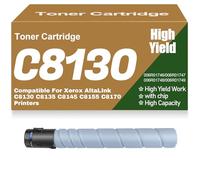 Compatible C8130 Color Toner Cartridges 006R01746 006R01747 006R01748 006R01749 Toner High Yield Replacement for Xerox AltaLInk C8130 C8135 C8145 C8155 C8170 Printers,C8130-Cyan