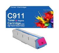 Compatible C911dn Toner Cartridges High Yield Replacement for OKI C911 C931 C941dn Printer, Clear Printing,C911-Magenta