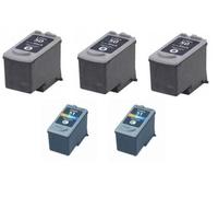Compatible Canon MultiPass MP160 Printer Ink Cartridges (5 Pack) -0616B001 Multipack