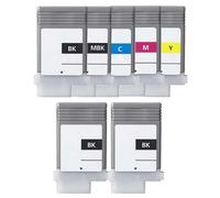 Compatible Canon imagePROGRAF iPF500 Printer Ink Cartridges (7 Pack) -0895B001 Multipack