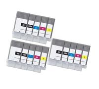 Compatible Canon imagePROGRAF iPF785 MFP M40 Printer Ink Cartridges (15 Pack) -6705B001 Multipack
