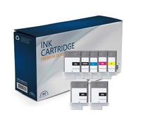 Compatible Canon imagePROGRAF iPF770 Printer Ink Cartridges (7 Pack) -6705B001 Multipack