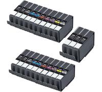 Compatible Canon PFI-300MBK/CO 2 Full Sets + 3 EXTRA Black Ink Cartridges Multipack