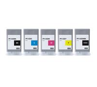 Compatible Canon imagePROGRAF TM-340 Printer Ink Cartridges (5 Pack) -3489C001 Multipack