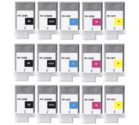 Compatible Canon imagePROGRAF TM-300 Printer Ink Cartridges (15 Pack) -2885C001AA Multipack