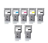 Compatible Canon PFI-320 BK/C/M/Y/MBK Full Set + 2 EXTRA Black Ink Cartridges (7 Pack) Multipack