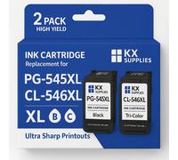 Compatible Canon PG-545XL & CL-546XL Ink Cartridges Multipack - Black & Colour