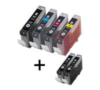 Compatible Canon PIXMA iP6600D Printer Ink Cartridges (6 Pack) -0620B001 Multipack