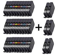Compatible Canon PGI-72 Ink Cartridges Multipack 3 sets - 36 pack