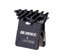 -Compatible Ceramic/Resin/Metal Disc Brake Pads for Road & Bikes - L03A/L05A Series, Aluminum Backplate, 36.7×34×4 mm(L03A)