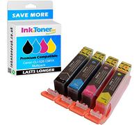 Compatible CLI-526 CMYK Multipack Ink Cartridges (4540B001 / 4541B001 / 4542B001 / 4543B001)