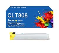 Compatible CLT808 4 Color Toner Cartridges Replacement for Samsung MultiXpress X4300LX X4250LX X4220RX Printer, High Yield 20000 Pages,CLT808 -Yellow