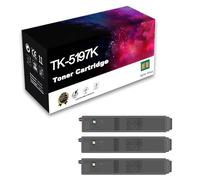 Compatible CMYK Color Laser Toner Cartridge Set for Kyocera TK-5197C TK-5197M TK-5197Y TK-5197K TASKalfa 306ci 307ci 308ci,3 BK-1 Pack