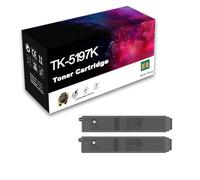 Compatible CMYK Color Laser Toner Cartridge Set for Kyocera TK-5197C TK-5197M TK-5197Y TK-5197K TASKalfa 306ci 307ci 308ci,2 BK-1 Pack