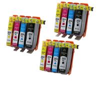 Compatible Color Ink Cartridge Compatible With HP364 HP364XL Compatible With Photosmart 5510 7520 B8550 Deskjet 3070A B109A Printers 364 XL 364XL(3SETS (12PCS))