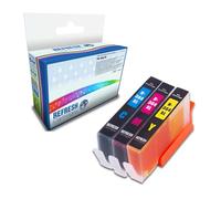 Compatible Colour Valuepack of 364XL C, M & Y - 3 High Capacity Colour Replacement Ink Cartridges for HP Printers