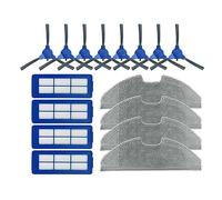 Compatible Compatible With Eufy Robovac G10, G30 Robot Vacuum Cleaner Spare Part Accessory Hepa Filter Side Brush Mop Rag Cloth Replacement(Set I)