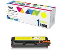 Compatible CS331 1500 Pages Standard Capacity Toner Cartridge For Lexmark CS331DW CS431DW CX331ADWE CX431ADW Printers(No Chip),Yellow-1 Pack