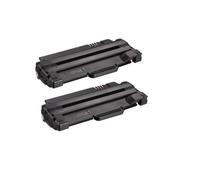 Compatible Dell 1133 Printer Toner Cartridges (2 Pack) -593-10961 Multipack