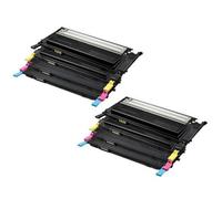 Compatible Dell 1235C Printer Toner Cartridges (8 Pack) -593-10493 Multipack
